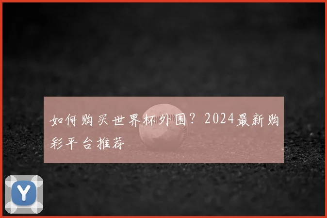 如何购买世界杯外围？2024最新购彩平台推荐